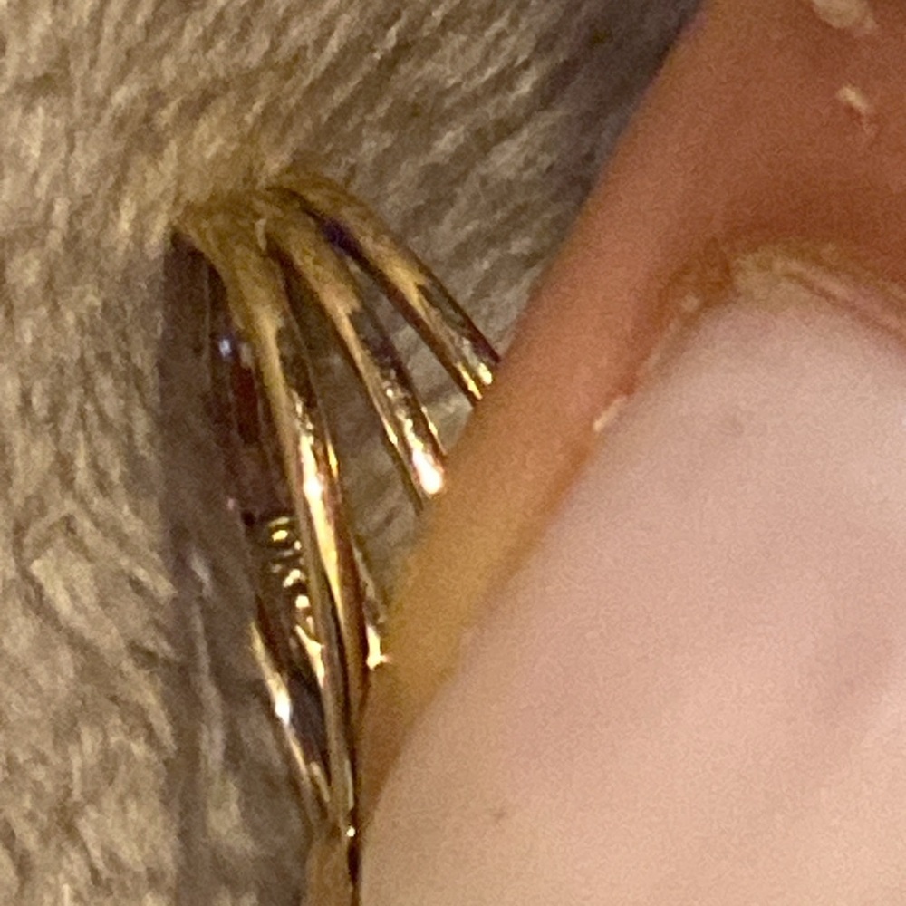 18K Antique Amethyst cocktail ring in 10k Gold - Picture 8 of 8
